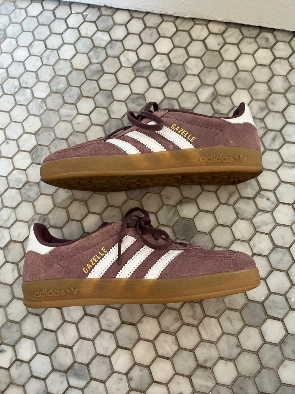 Adidas Gazelle Indoor Shadow Fig Purple Sneakers – US 6